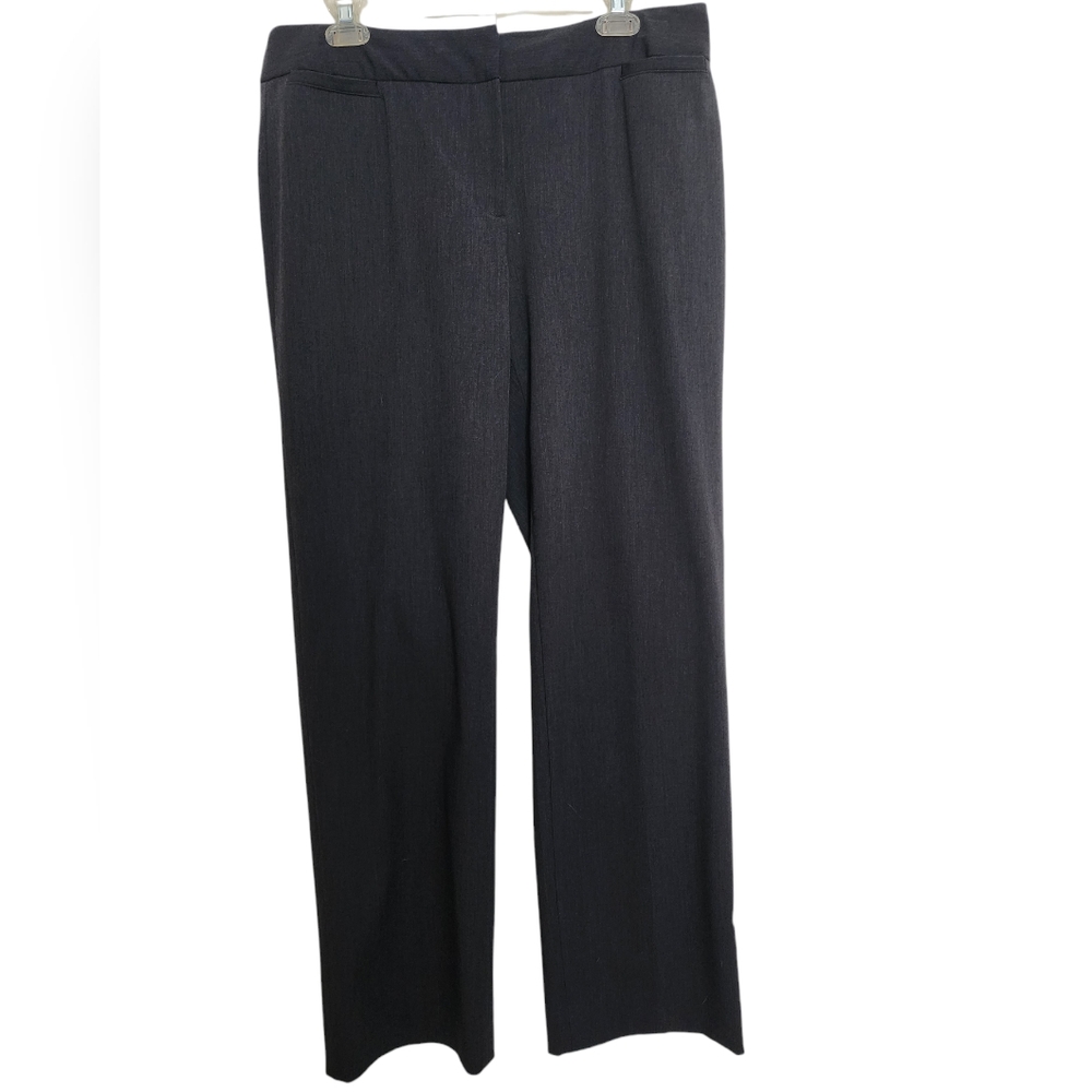 Liz Claiborne Career Audra Gray Classic Pants SZ 12